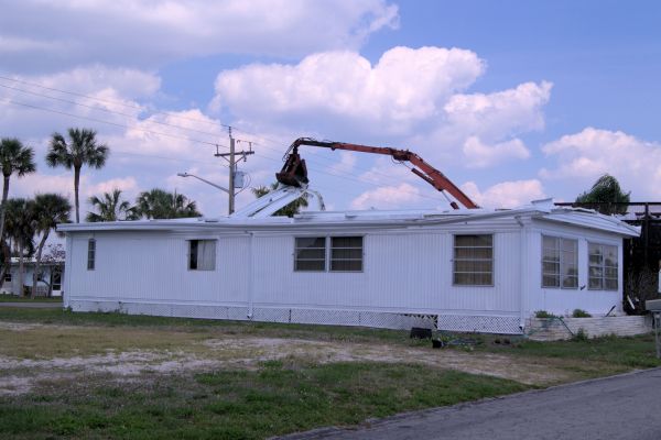 Mobile Home Demolition in Lima