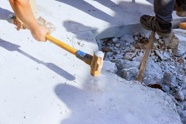Concrete Pavement Demolition in Lima
