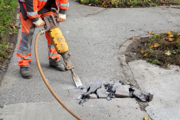 Concrete Sidewalk Removal in Lima