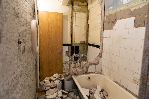 Shower Tile Demolition in Lima